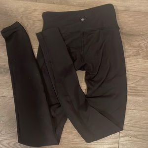 Black Lululemon legging size 2